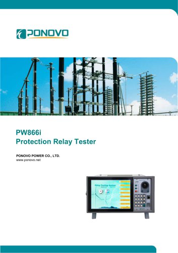 PW866i Protection Relay Tester Brochure_EN_2024 V1