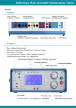 S100A Single Phase Universal Protection Relay Test Set Brochure-3
