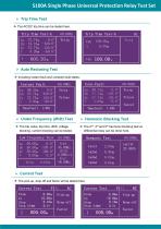 S100A Single Phase Universal Protection Relay Test Set Brochure-5