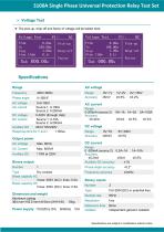 S100A Single Phase Universal Protection Relay Test Set Brochure-6