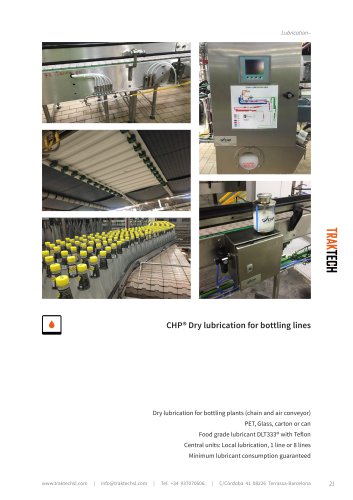 CHP dry lubrication / Conveyor lubrication