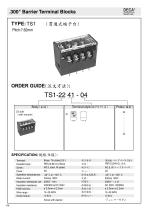 .300" Barrier Terminal Blocks - TS1 - 1