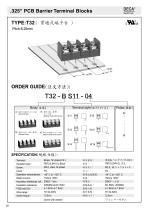 .325" PCB Barrier Terminal Blcoks - T32 - 1