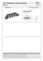 .394" Barrier Terminal Blocks - T55 - 2