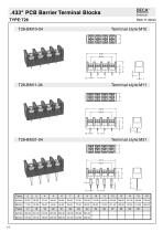 .433" PCB Barrier Terminal Blocks - T26 - 2