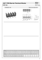 .433" PCB Barrier Terminal Blocks - T26 - 3