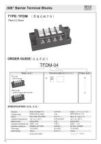 .500" Barrier Terimnal Blocks - TFDM-1
