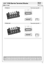 .500" Barrier Terimnal Blocks - TFDM-2