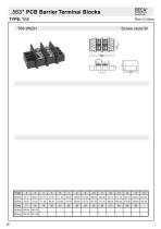 .536" Barrier Terminal Blocks - T68 - 3