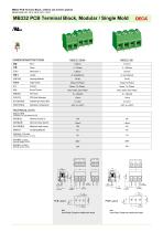 Euro Type Terminal Blocks: MB332-381 - 1