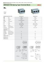 Euro Type Terminal Blocks: MWX200-500-1