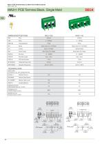 MA311 PCB Terminal Block, Single Mold - 1