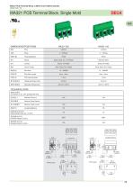 MA321 PCB Terminal Block, Single Mold - 1