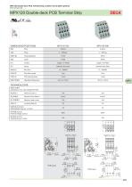 MPX120 Double-deck PCB Terminal Strip - 1