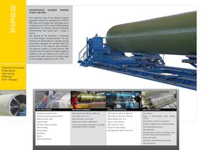 Discontinuous Filament Winding PLANT FOR PIPES - 2