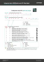 Configuration help for SENSORswitch series CHT1 (Relay Output) - 2