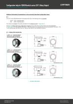 Configuration help for SENSORswitch series CHT1 (Relay Output) - 4