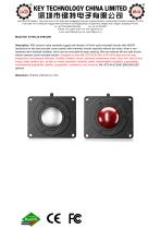 34mm Optical Trackball K-TEK-34-OTB-AVR-1