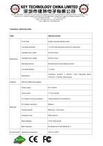 Desktop Touchpad K-TEK-B107TP-DT-DWP (Datasheet)-2
