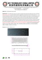 Dot Matrix Keyboard K-TEK-M334KP-FN-BL-AC-DWP-1