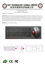 DWP scissor switch keyboard K-TEK-V440-OTB-FN-BT-1