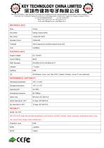 Ergonomic handheld trackball K-TEK-M129-OTB-3B Data sheet-2