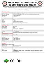 industrial membrane keypad K-TEK-D185-MTB-KP-SW-data sheet-2