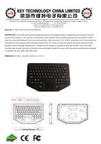 IP54 Keyboard K-TEK-V275TP-FN-SC-BL-NV-EMC-FDT datasheet-1