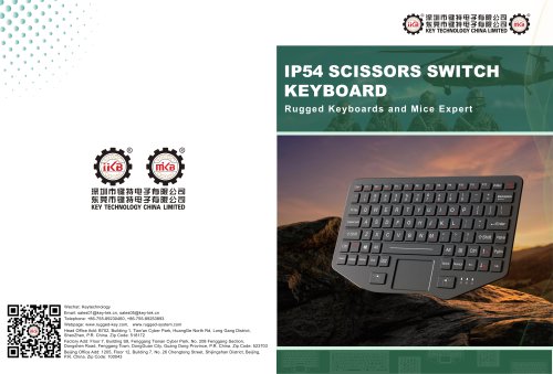 IP54 Scissors Switch Keyboard