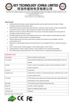 K-TEK-B255TP-FN-UT-BT-DWP data sheet-2