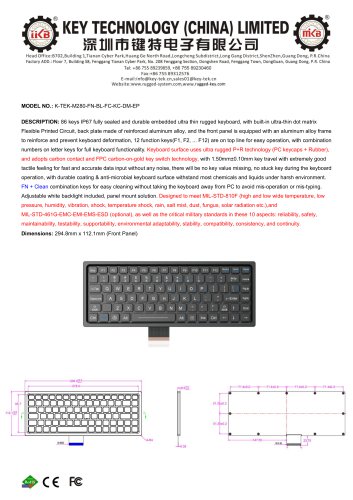 K-TEK-M280-FN-BL-FC-KC-DM-EP