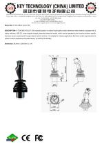 key technology industrial joystick K-TEK-GBC4-C2U2T-ZK datasheet-1