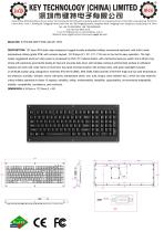key technology keyboard K-TEK-M418KP-FN-BL-MA-NV-151B datasheet-1