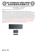 Marine keyboard K-TEK-M327KP-FN-BL-IT-ML-DWP+TP80-DML-DWP+2KEY-1