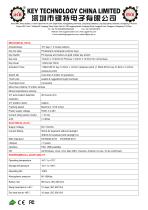 Marine keyboard K-TEK-M327KP-FN-BL-IT-ML-DWP+TP80-DML-DWP+2KEY-2