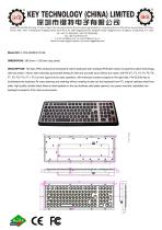 Marine Keyboard K-TEK-M398KP-FN-BL data sheet-1