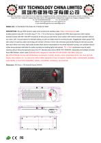 Marine Keyboard K-TEK-M440-OTB-FN-BL-NV-151B-BT-DT-DWP-1