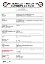 Marine keyboard With Touchpad K-TEK-M361TP-FN-BL-BT-DWP data sheet-2