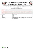 Marine keyboard With Touchpad K-TEK-M361TP-FN-BL-BT-DWP data sheet-3