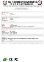 Mechanical keypad K-TEK-M129KP-MA-BL-ML datasheet-2
