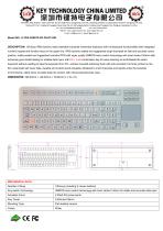 medical keyboard K-TEK-D399TP-KP-FN-DT-SW-1