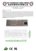 metal industrial keyboard K-TEK-A392TP-DWP data sheet-1
