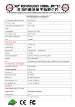 metal industrial keyboard K-TEK-A392TP-DWP data sheet-3