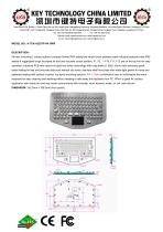 Metal keyboard K-TEK-A228TP-FN-DWP-1