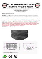 Military keyboard K-TEK-M232TP-FN-BL-ANA-151B-1