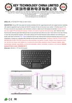  Military Rugged Keyboard K-TEK-M275TP-FN-BL-KC-ANA-151B-AL-1