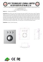 Optical Trackball K-TEK-B107-OTB-AVR-DWP-1