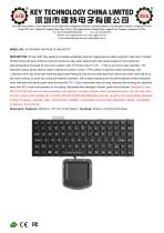 Rubber Keyboard K-TEK-M300-108-FN-BL-FC-ML+M73TP-1