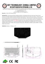Rugged keyboard K-TEK-V275TP-FN-BL-SC-DWP datasheet-1