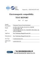 Scissor Switch Keyboard - GJB151B-2013 & MIL-STD-461G Test Report-1